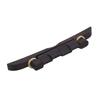 Ebony Wood Mandolin Lower Bridge Adjustable String Bridge String Instrument Accessories