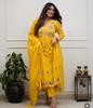 Beautiful Embroidered Kurta Pant Dupatta Set Indian Women Bollywood Salwar Kameez