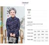 Grandma Style Lightweight Spring Jacket for Women, Ages 60-80 – Perfect for Middle-Aged To Elderly Fashionable Autumn Tops.