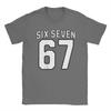 Six Seven Meme 67 Printed TShirt for Unisex Women Fashion Cotton Tees Crew Neck Short Sleeve T Shirt Plus Size Tops