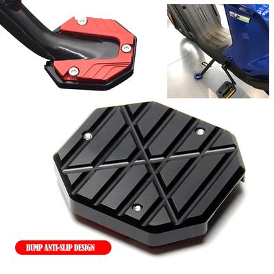 Universal Scooter Motorcycle Bike Kickstand Extender Foot Side Stand Extension Pad Support Plate Anti-Skid Enlarged Base
