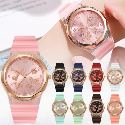 Watch Silicone Wristband Men's And Women's Watch Quartz Watch