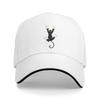 Black Cat Hanging On Sun Baseball Cap Spring Female Male Custom Logo Hip Hop Hats Wholesale Fitted Retro Baseball Caps