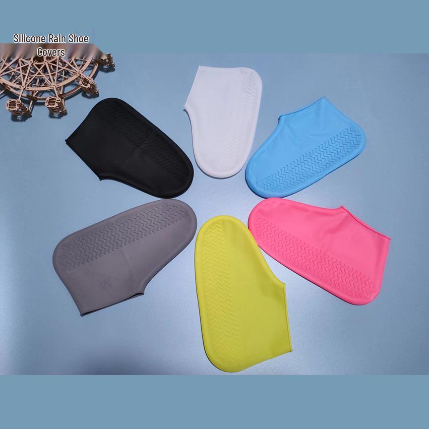 Rainproof Non-slip Snowproof Wear-resistant Latex Silicone Shoe Covers for Adults & Kids