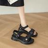 Platform Sports Sandals Women 2025 New Summer Casual Versatile Muffin Velcro Fairy Wind Beach Sandals Women