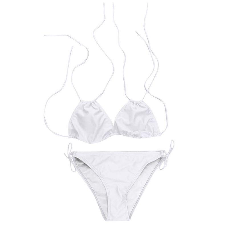 Stylish Women's Solid Push Up Padded Plus Size Bikini Set For Flattering Comfort And Fit