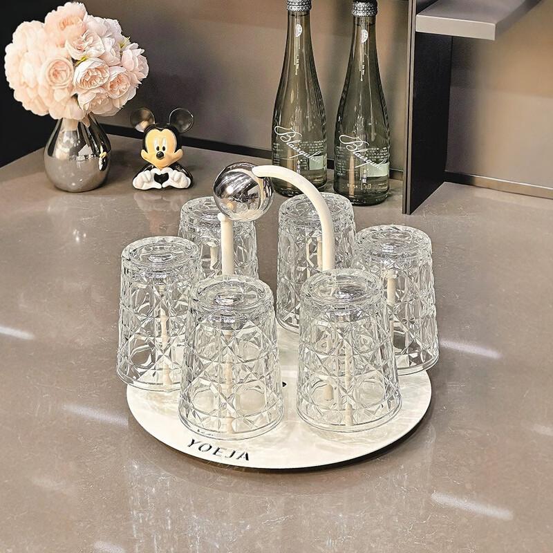 Shangqi Rotating Glass Cup Set