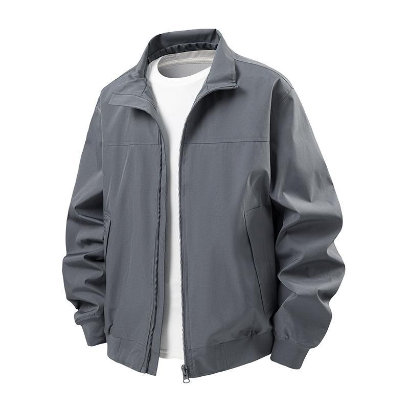 Jacket Men's Spring and Autumn New Outdoor Wear Sports Loose Korean Style Casual Standing Collar Jacket Men