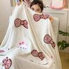 Double-Sided Fleece Milk Blanket: Office, Nap, Dorm, or Lunch Break Shawl