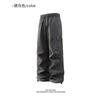 Men Women Casual Cargo Pants Loose Fit Outdoor Drawstring Trousers