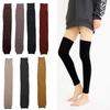 Color Long Tube For Female Women Leg Warmers Over Knee Socks Knitted Foot Cover Lolita Arm Sleeves