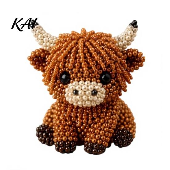 Animali con Perline in Piedi Kit per Creare Animali con Perline Fai da Te, Piccolo Set di Artigianato con Perline 3D, Carino Kit per Principianti Arte per Principianti Adolescenti Adulti Sollievo dallo Stress Decorazione