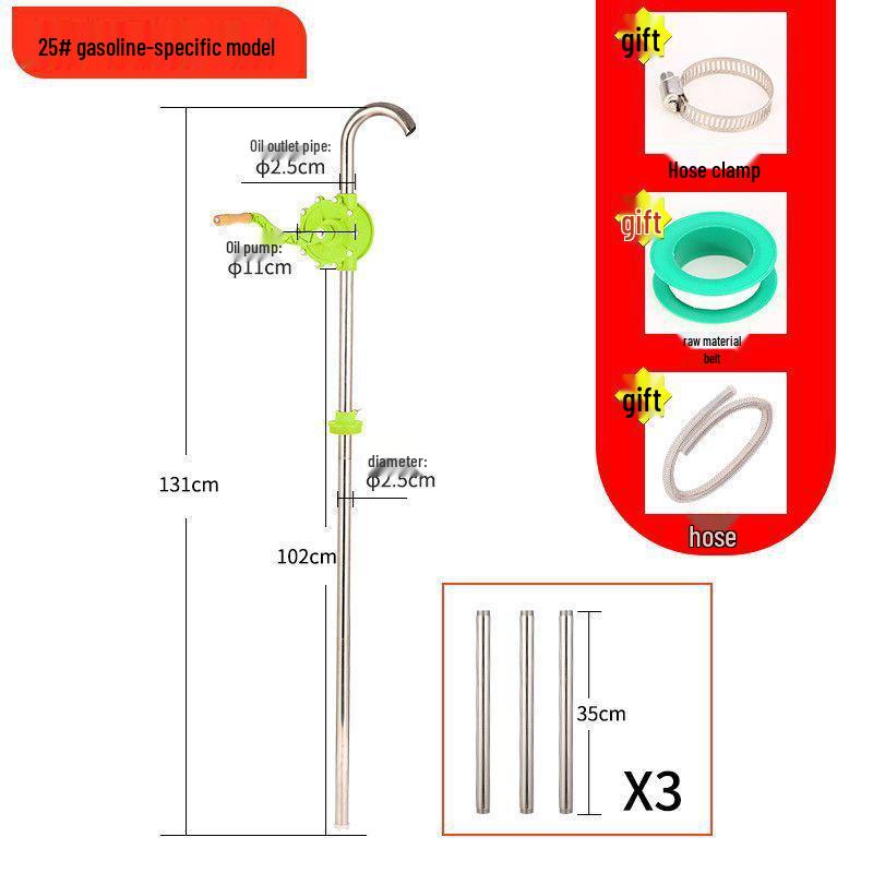 Siphon Big Oil Manual Engine and Drum Lubricating Hand Pump Extractor