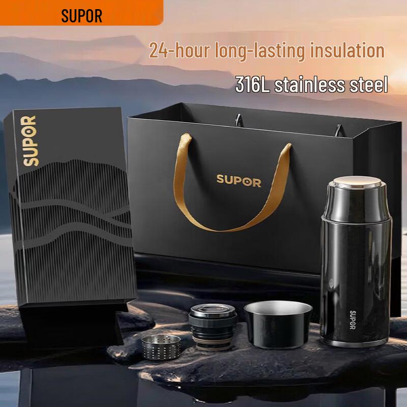 

Supor 316L Stainless Steel Insulated Thermos Mug