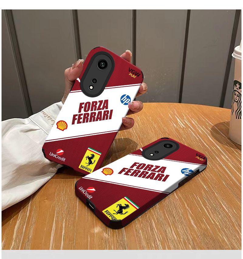Silicone Car Phone Case for Ferrari Charles Leclerc 16 Lewis Hamilton 44 Racing For IPhone 15 14 16 13 12 11 Pro Max Plus XS X