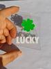 2 lucky style car badge stickers, suitable for all car decoration accessories