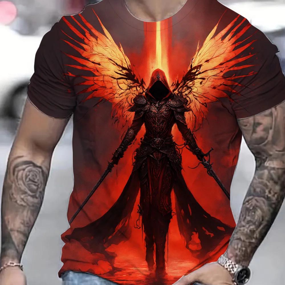 2025 Personalised Design Streetwear Men's T-Shirt Summer Oversized Casual Loose Short Sleeves Tee Fashion Male 3D Printed Tshirt