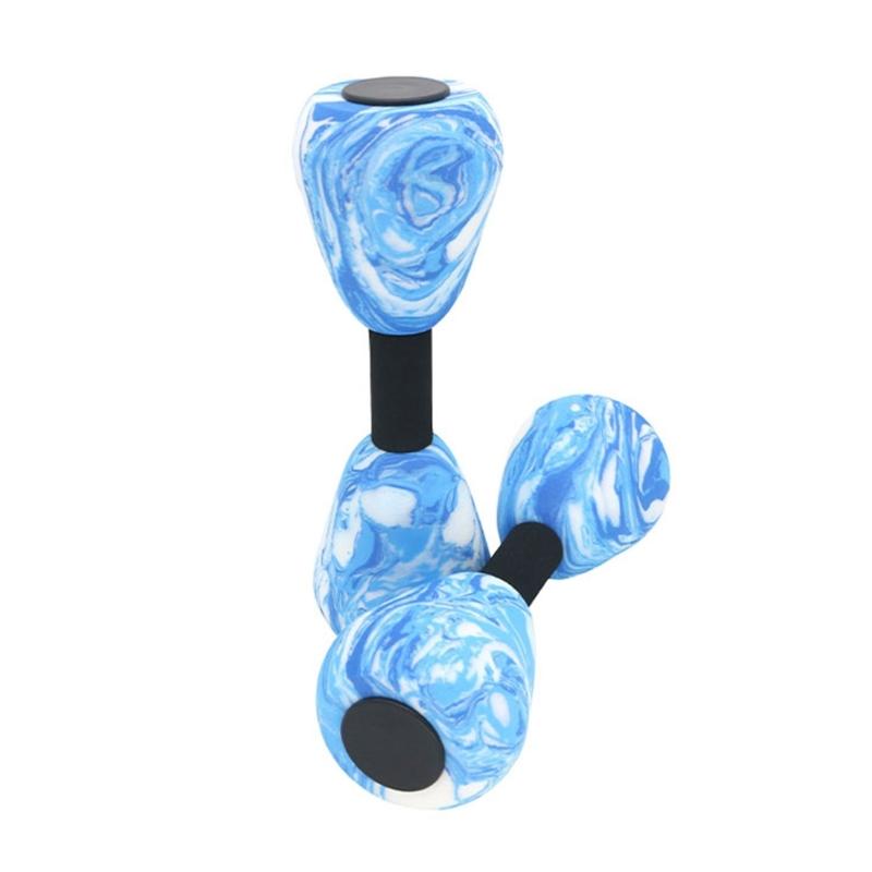 

1Pair Sports Aquatic Exercise Dumbbells Highly Density EVA Foams Dumbbells Pool Resistance Water Weight Aquatic Dumbell синий