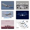 Katar A im Flug Airbus A Start Metall Club Party Wanddesign Blechschild Poster