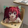 1pc Mio Naruse Anime Characters Pillow Case Fashion Square Pillowcase Bedroom Sofa Room Ins Decoration Leisure