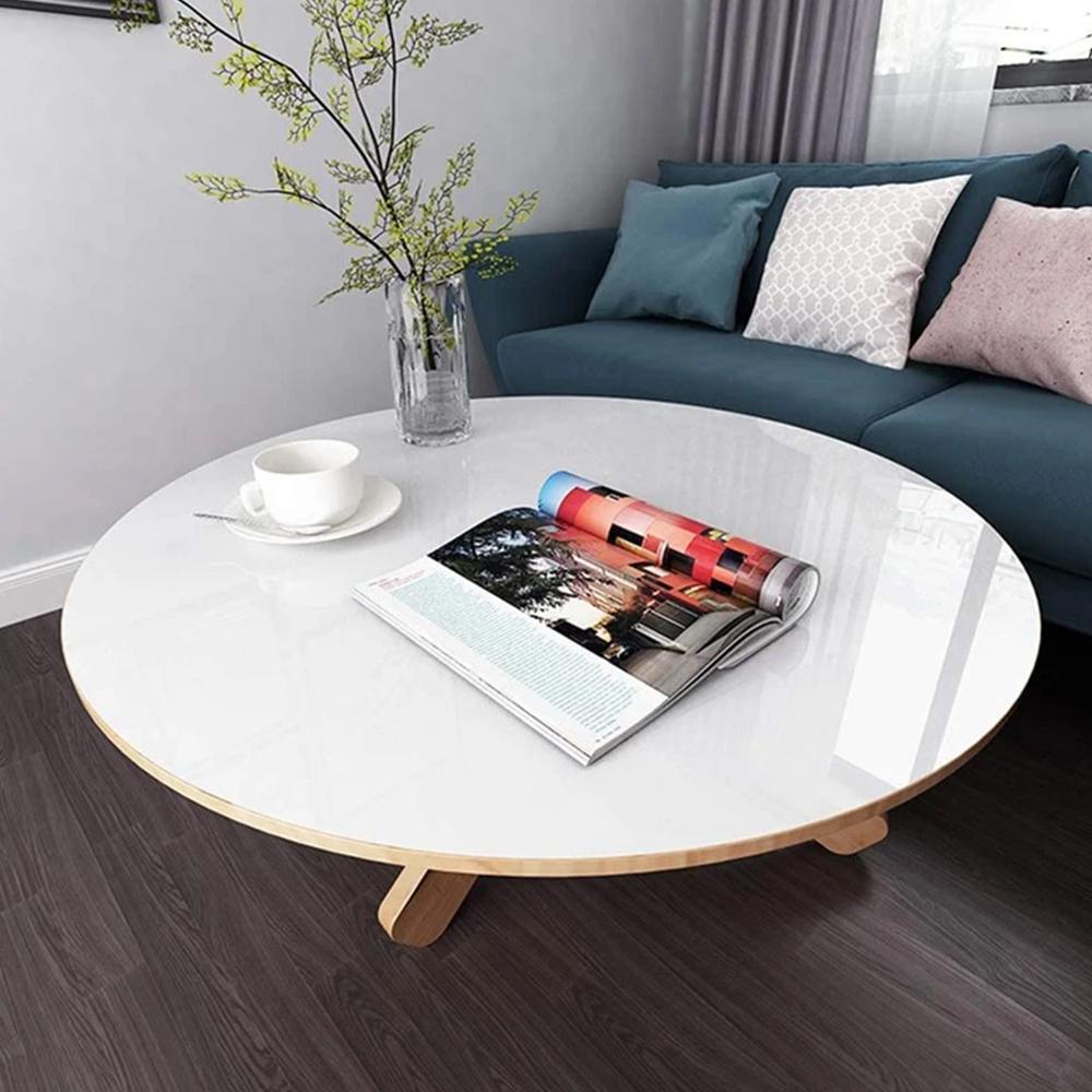 Glossy White Stickers Vinyl Self Adhesive Waterproof Oil Proof Sticker Kitchen Counter Panels Furniture Renovation Wallpaper