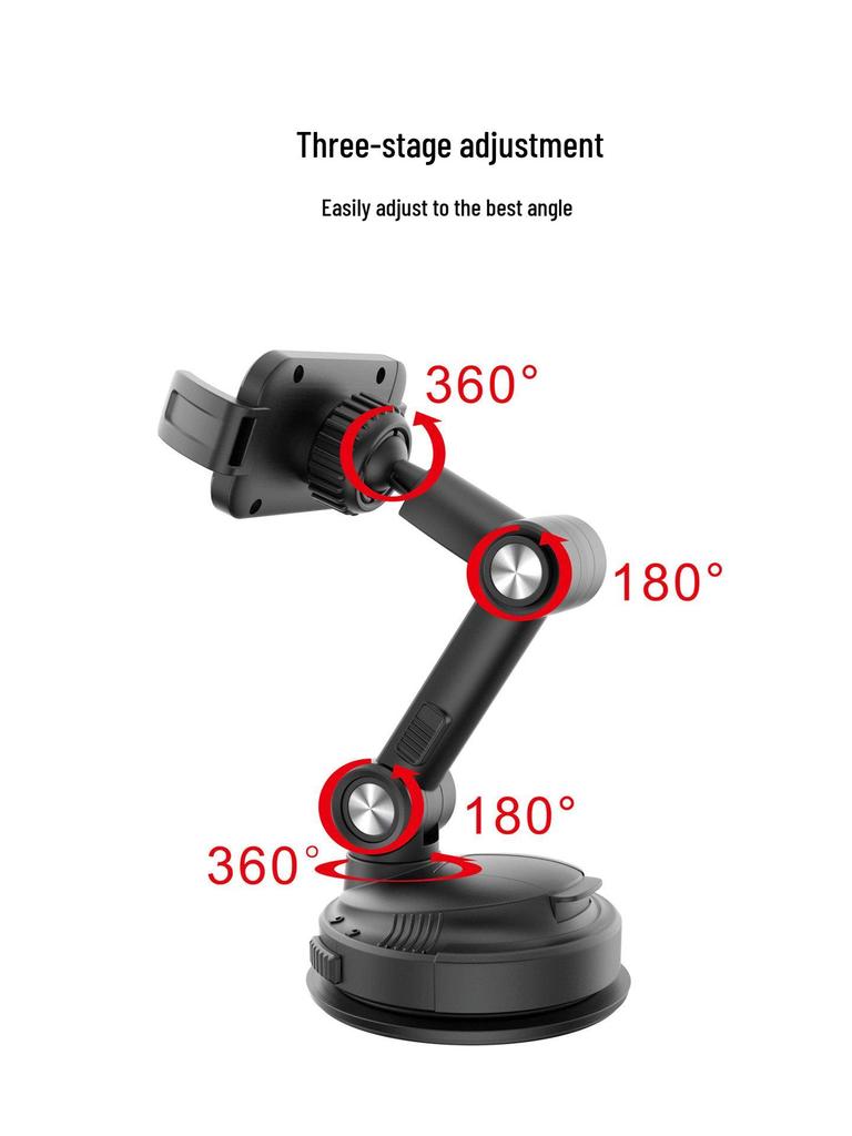Suporte Multifuncional para Celular de Carro com Ventosa - Ideal para Uso Transfronteiriço e Navegação
