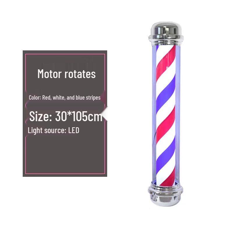 LED Barber Pole Rotating Sign Light