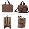 Hot Canvas Leather Travel Handbag Luggage Duffel Travel Tote Multifunction Shoulder Strap Bag
