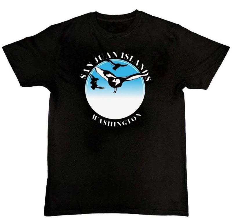 

San Juan Islands Washington lasip Graphic Print Unisex T-Shirt S