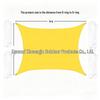 Fluorescent Yellow Triangle Sunshade Sail - Outdoor Canopy and Rain Shelter