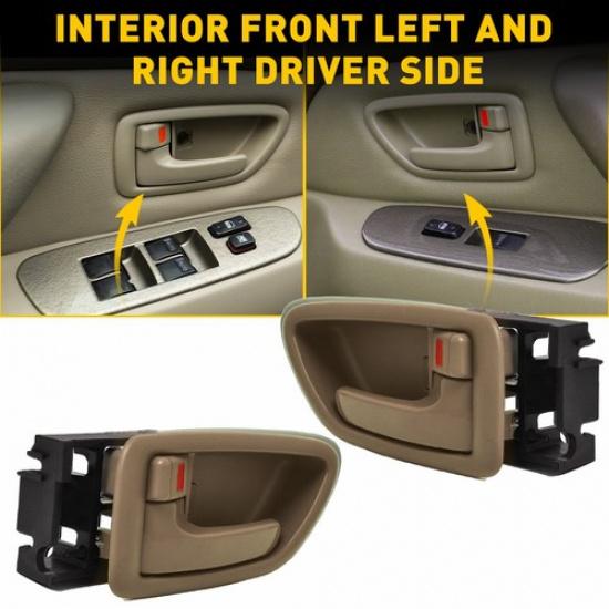 Interior Door Handle Front/Rear Left Right Gray For 2004-2006 2005 Toyota Tundra