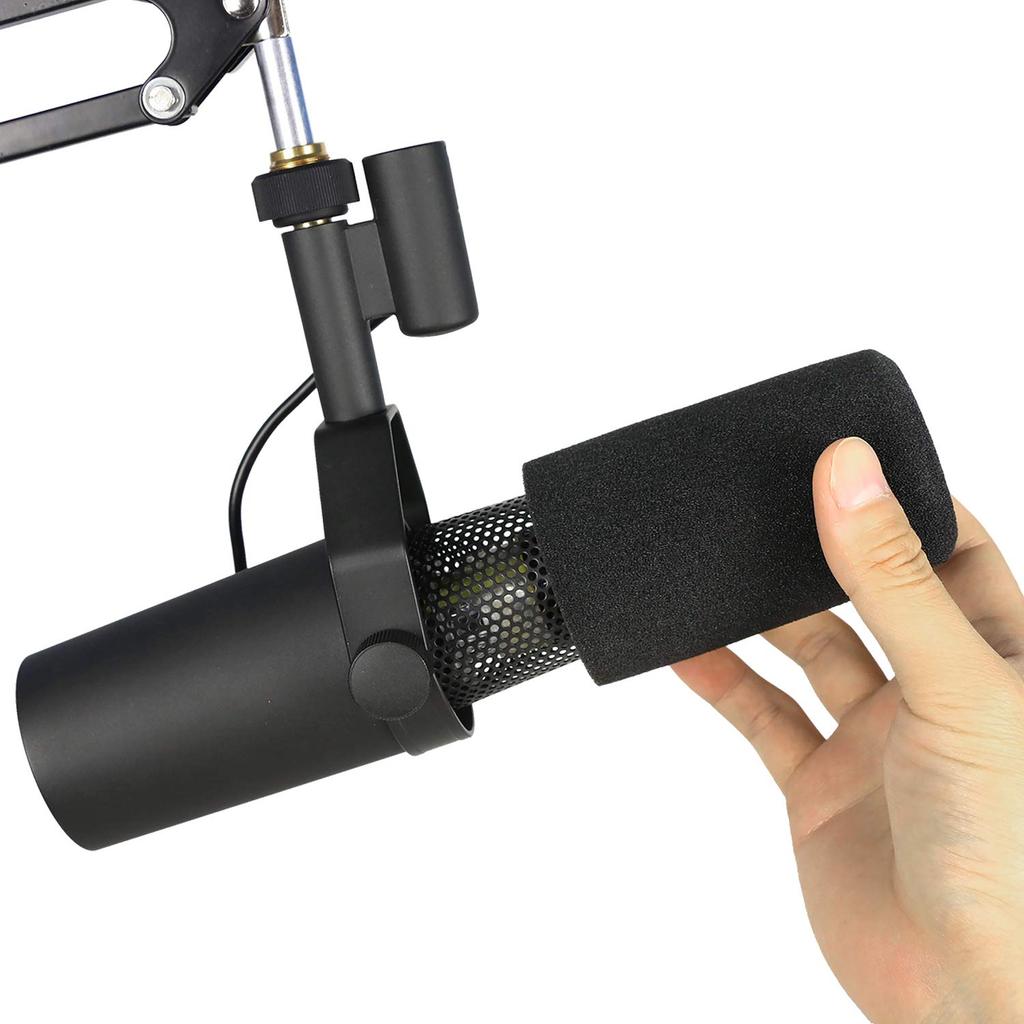 YOUSHARES SM7B Windscreen - Microphone Pop Filter Foam Cover for Shure SM7B Microphone, Blocks Explosives