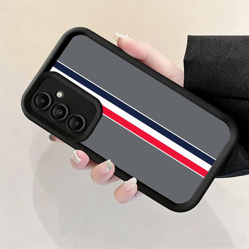 Phone Case for Samsung Galaxy A17 A16 A15 A14 A13 Luxury Sports Line Cool Stripe A56 A36 A26 A55 A35 A25 A54 A34 A24 A53 A33 A23