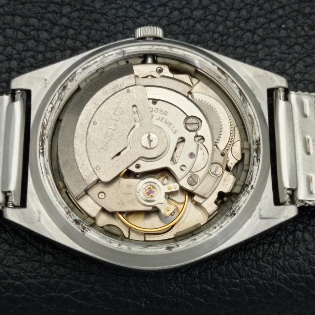 SEIKO VINTAGE AUTOMATIC 6309A JAPAN MENS BROWN COLOR DIAL WATCH a700499-5 R203-a700499