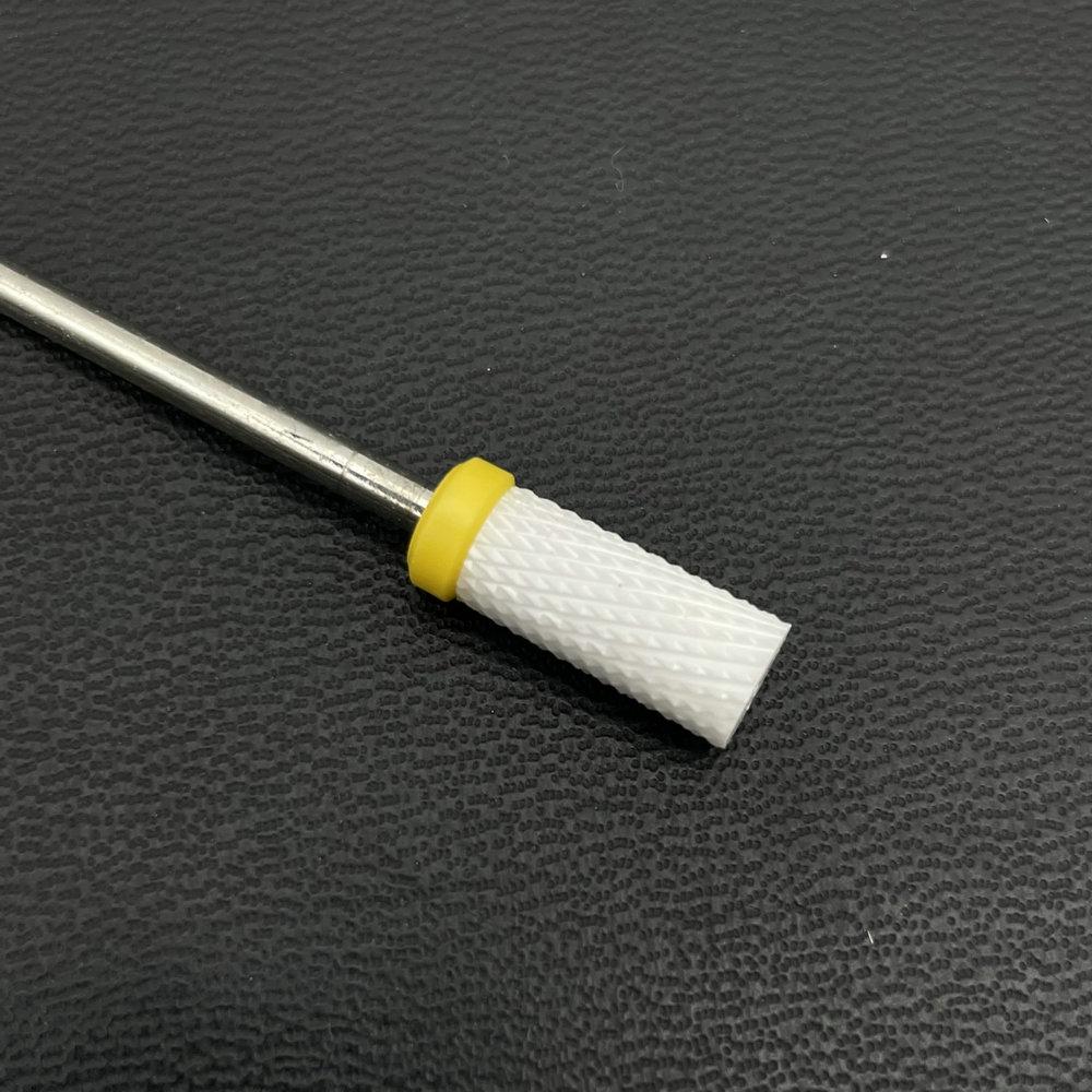 1Pc White Ceremic Nail Drill Bits Ceramic Cuticle Clean Bur Rotary Milling Cutters for Manicure Pedicure Dental Polishing Burs
