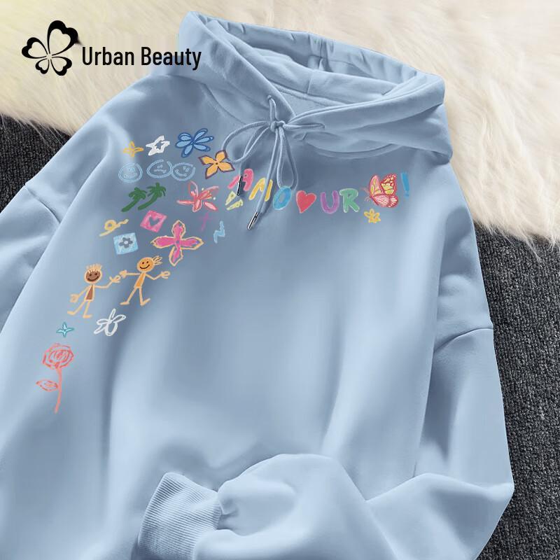 Dámská volná mikina s kapucí