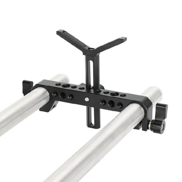 Extended Adjustable Lens Support Bracket With 19mm Rod Clamp For Gimbals Plate Lens System Mount Camera Accessories