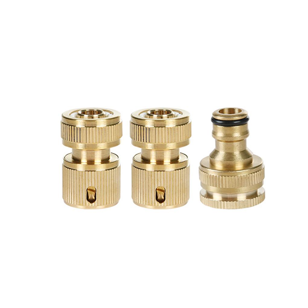 Pack of 4 Car Wash Nozzles Vehicle Cleaning Tool Water Hose High Pressure Sprayers Garden Irrigation Watering Copper