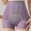 Shapewear Butt Lifter Briefs Embroidery Flower Seamless Underpants Postpartum Body Shaper  Lady