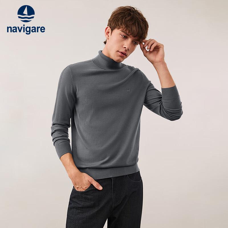

Мужской свитер с высоким воротом Navigare из 100% шерсти XL/52