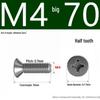 201 Stainless Steel Countersunk Phillips Head Screw: Flat Head Bolt M2-M8