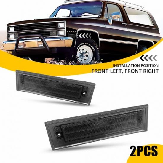 

For K5 Blazer Suburban GMC K5 Jimmy Suburban 81-91 Front Marker Light Housings A