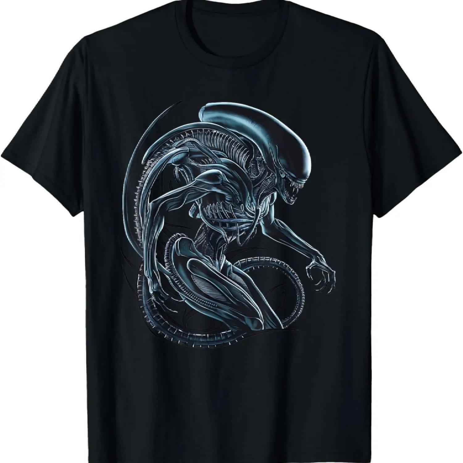 

Alien Xenomorph Illustrated Poster T-Shirt XXXXXL різнокольоровий
