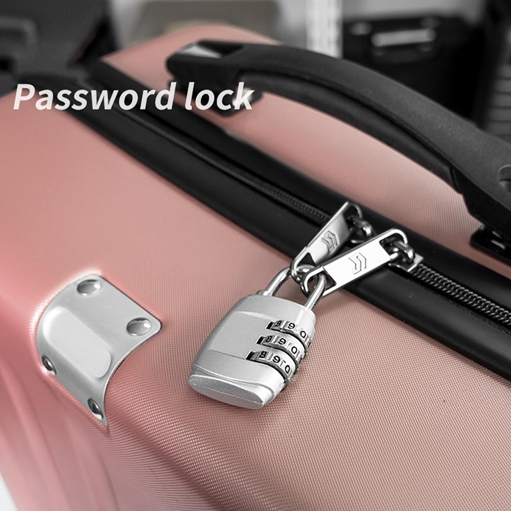 Password Lock 3 Position Password Lock Padlock, Suitcase Padlock for Gym, Cabinets and Luggage - Durable, Travel Padlock