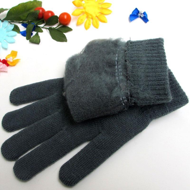 Warm Knitted Winter Gloves With Thermal Insulation Stretchy Cuff For Outdoor Commuting Hiking Cold Days