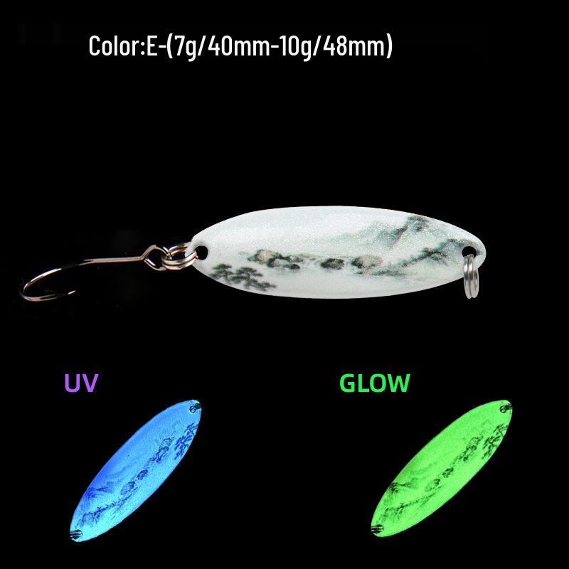 LETOYO UV Luminous 3D Printed Double-sided Trout and Asp Bait