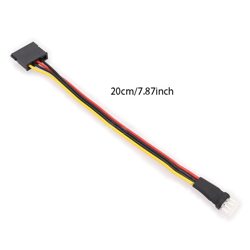 15Pin SATA Femal to Small 4Pin Male Cable Converter for Floppy Disk Drive FDD Power Supply Leads Cord 18AWG Extend Wire Apdater