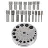 Circle Round Disc Cutter Set Professional Steel Jewelry Making Metal Forming Pendant Punch Tool