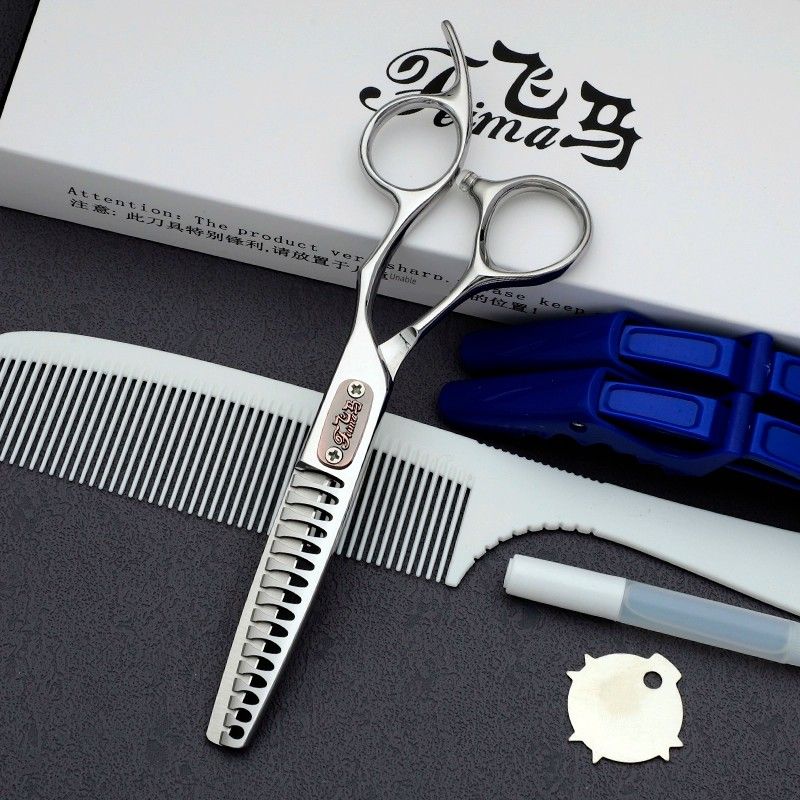 

Scissors Hair Cutting Scissors Hair Salon Hair Scissors Knife Set Straight Snips Bangs Seamless Antlers Fishbone Thinning Scissors Thinning Shear Fish bone shears 6 inches to 40-50% hair salon D