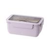 ZISIZ Plastic Lunch Box Set